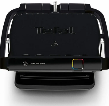Електрогриль Tefal OptiGrill Elite GC750810, 2000 Вт, автоматичні програми, сенсор прожарки, антипригарні панелі 236952 фото