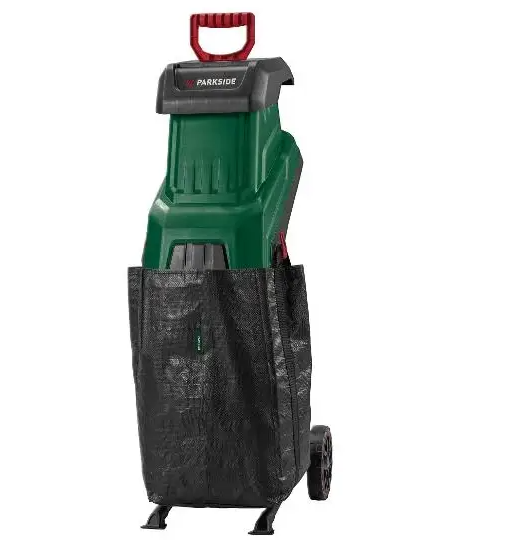 Садовий подрібнювач Parkside PEMH 2400 C3, 2400 Вт, контейнер 45 л, подрібнення гілок до 40 мм 1458452165 фото
