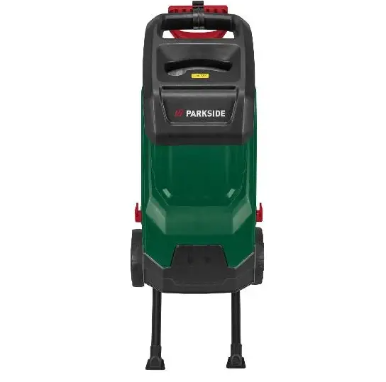 Садовий подрібнювач Parkside PEMH 2400 C3, 2400 Вт, контейнер 45 л, подрібнення гілок до 40 мм 1458452165 фото