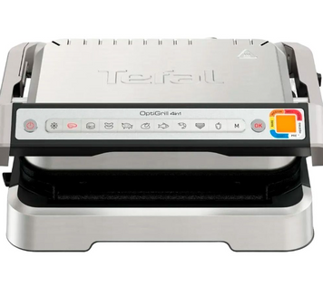 Електрогриль Tefal OptiGrill 4in1 GC774D10, 2000 Вт, 9 автоматичних програм, антипригарні панелі, форма для запікання 554152012 фото