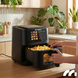 Аерогриль MalTec 114284 AirFryer2000W-8LB 8 л 2000 Вт | Мультипіч без олії з оглядовим вікном, сенсорним керуванням та 12 програма 5436453753 фото 4