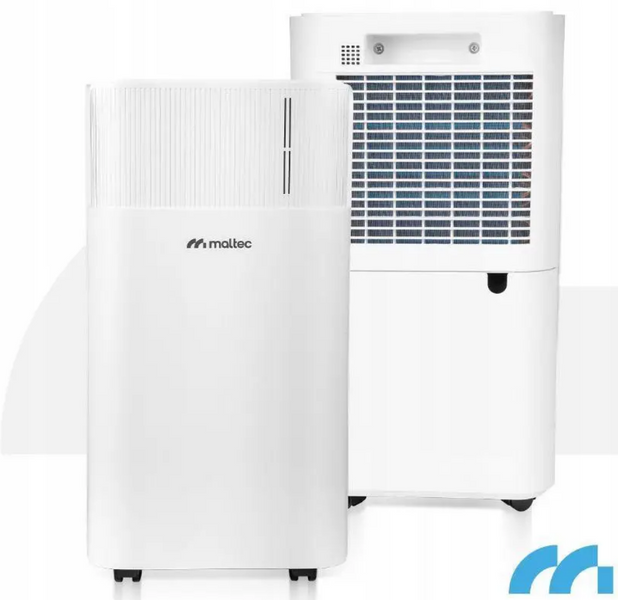Осушувач повітря MalTec DH-12300, 200 Вт, 12 л/добу, з Wi-Fi керуванням, Польща maltec фото