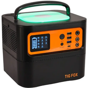 Портативна електростанція Tig Fox T500, 500 Вт (540 Wh), чиста синусоїда, літій-іонна батарея 190902 фото