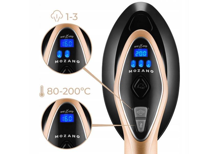 Прасувальна система Mozano 3в1 Ultra Care 2500 Вт AGD/ST/01#ZLOTY 2034345711 фото