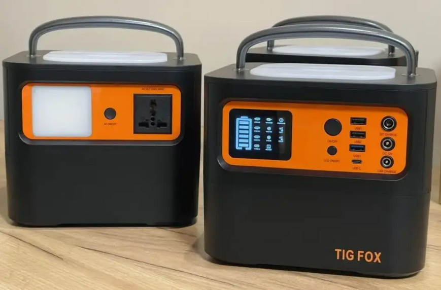 Портативна електростанція Tig Fox T500, 500 Вт (540 Wh), чиста синусоїда, літій-іонна батарея 190902 фото