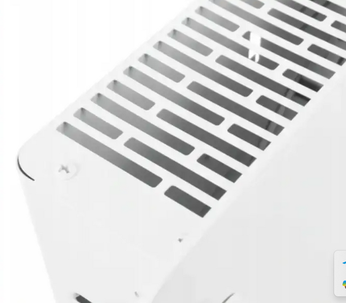 Електрообігрівач скляний Kaminer 26572 ZELVA 2500 Вт білий | Конвектор з Wi-Fi Smart Life, термостатом, пультом та IP24 00088899 фото