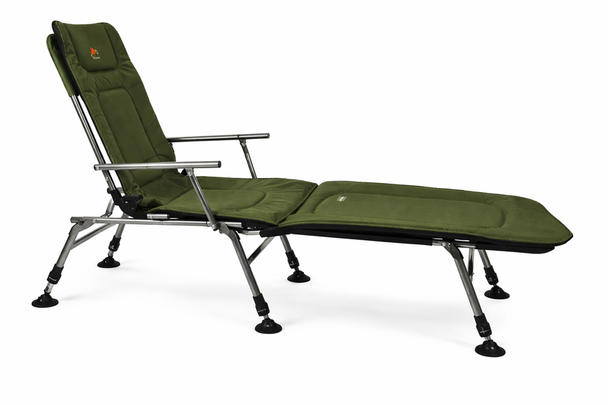 Крісло-розкладачка 2в1 трансформер M-Elektrostatyk F5R+POD, коропове, з підлокітниками, регульована спинка та ніжки, до 120 кг elekto2 фото