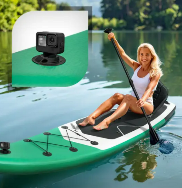 Дошка для плавання SUP BOARD ACTIVE Slogen 350 см, надувна сап дошка з веслом і насосом, універсальний набір для водного відпочинку 232727898 фото