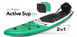 Дошка для плавання SUP BOARD ACTIVE Slogen 350 см, надувна сап дошка з веслом і насосом, універсальний набір для водного відпочинку 232727898 фото 3