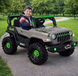 Дитячий електромобіль джип 4x4 сірий, 12V 7Ah, 4 мотори, пульт керування, світло, музика, електромобіль для дітей до 30 кг moto8 фото 1