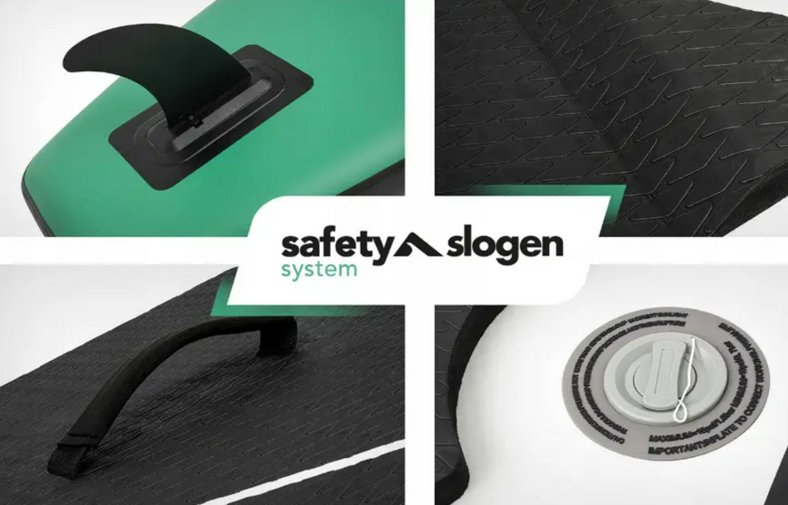 Дошка для плавання SUP BOARD ACTIVE Slogen 350 см, надувна сап дошка з веслом і насосом, універсальний набір для водного відпочинку 232727898 фото