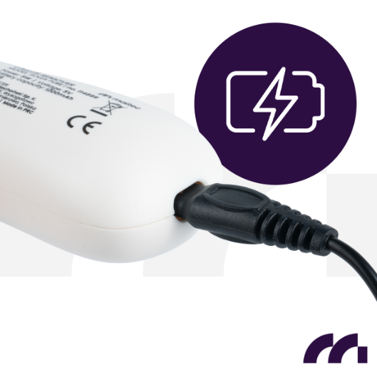 Електрична пилка для п'ят MalTec 114889 Solea Pure | Пемза для ніг акумуляторна, 3 насадки, LED-дисплей, IPX6 41235212325 фото