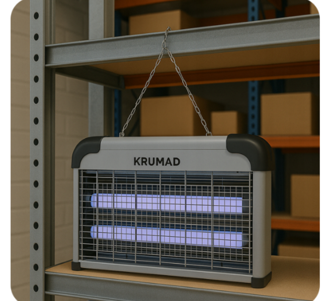 УФ-лампа для знищення комах Krumad KMDW117, 30 Вт, електрична пастка для мух, комарів та мошок 2323244T67 фото