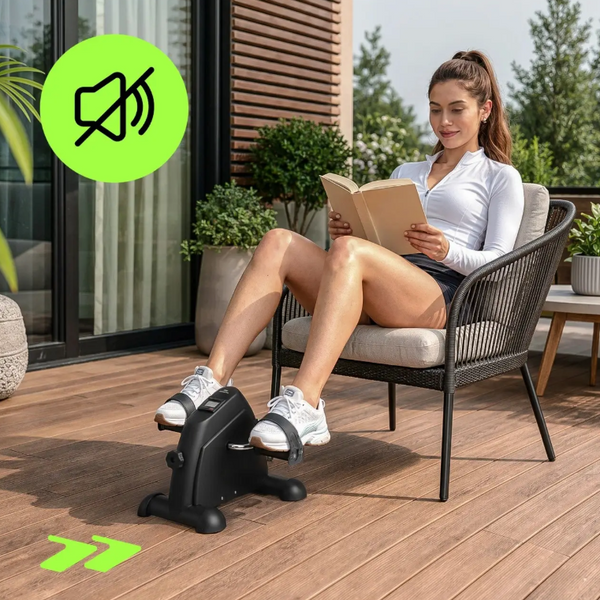Міні-велотренажер Scoopes 114927 BodySpin Plus для рук і ніг | Педальний роторний тренажер з LCD-дисплеєм та регулюванням опору до 56215632163 фото