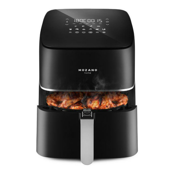 Аерофритюрниця Mozano Air Fry Master AGD/FRY/02#SRE, 1700 Вт, 8 л, електрична фритюрниця з дисплеєм та програмами приготування 3553355335 фото