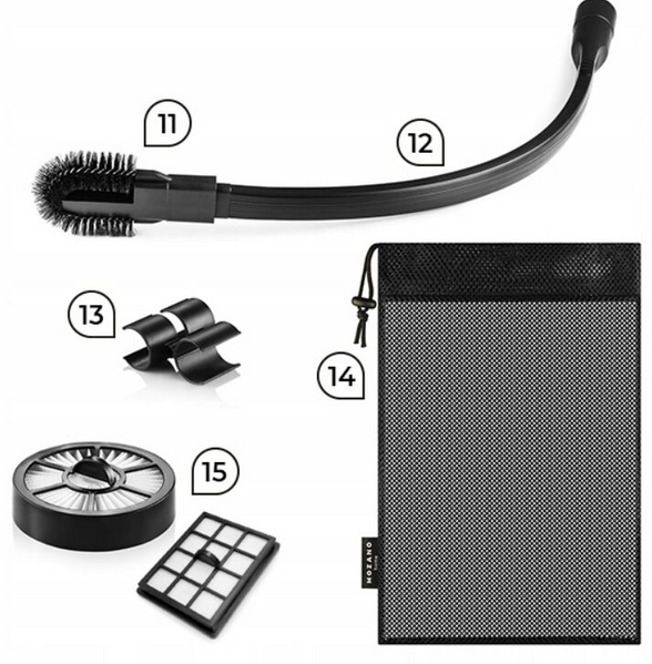 Пилосос без мішка Mozano Smart Cyclonic 4000 AGD/ODK/B/01#BEZ 32157894 фото