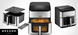 Аерофритюрниця Mozano AirFry Chef AGD/FRY/03#STA, 8 л, 1800 Вт, електрична фритюрниця з сенсорним дисплеєм і програмами приготування 343434334 фото 1