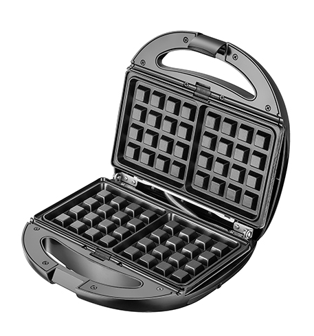 Багатофункціональний тостер Adler AD 3040, 5-в-1, змінні пластини для сендвічів, гриля, вафель та печива, 1200 Вт 693524352 фото