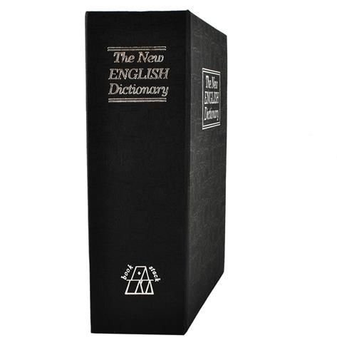 Металевий сейф-міні книга Malatec 6148, скринька для грошей та цінностей, 18&times;11,5&times;5,6 см, замок з ключем 84153626596 фото