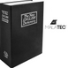 Металевий сейф-міні книга Malatec 6148, скринька для грошей та цінностей, 18&times;11,5&times;5,6 см, замок з ключем 84153626596 фото 2