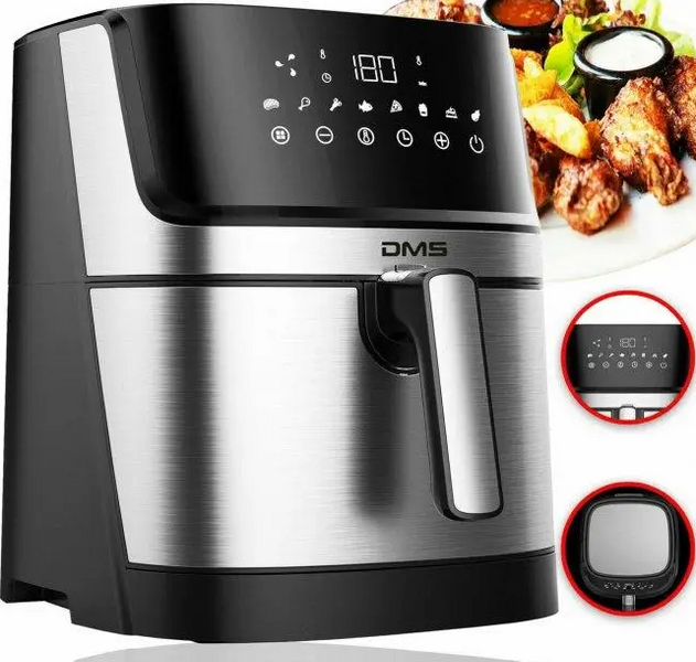 Багатофункціональна піч DMS HF-6E XXL з духовкою, система Air Fryer, функція Гаряче повітря 2034568877 фото