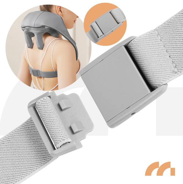 Бездротовий масажер для шиї та плечей MalTec 113497 Health PRO-Comfy25W 25 Вт | 6D масаж, підігрів, 3 швидкості, USB-C 6541563632 фото