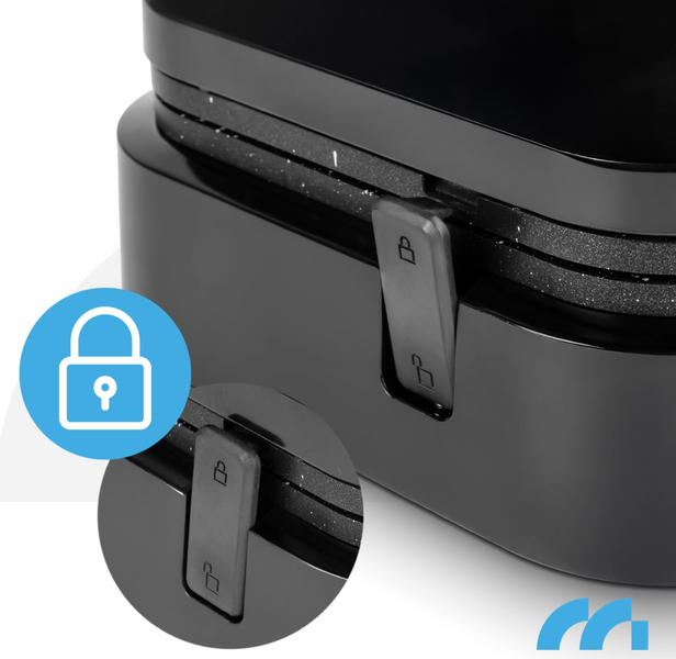 Вафельниця MalTec 114778 WM2000W 2000 Вт | На 2 великі вафлі, мармурове антипригарне покриття, регулювання температури 45453536452452 фото