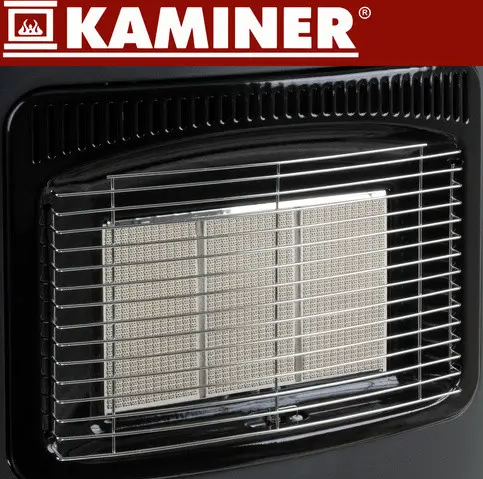Газовий балонний обігрівач Kaminer CZ 26158, 4200 Вт, 3 режими, до 60 м&sup2;, шланг і редуктор у комплекті, складна версія SLIM 19516512365 фото