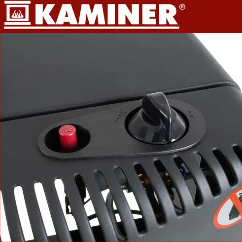 Газовий балонний обігрівач Kaminer CZ 26158, 4200 Вт, 3 режими, до 60 м&sup2;, шланг і редуктор у комплекті, складна версія SLIM 19516512365 фото