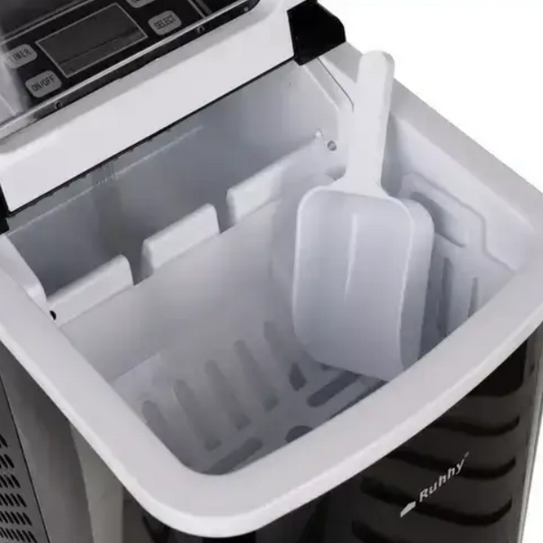Льодогенератор Ruhhy 25565 &mdash; 12 кг/24 год, 120 Вт, LCD-дисплей, таймер, функція самоочищення 557633567 фото