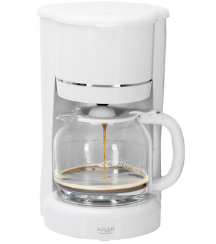 Кавоварка крапельна Adler AD 4383 White, 1,5 л, 12 чашок, підтримка тепла, знімний фільтр 458752547 фото