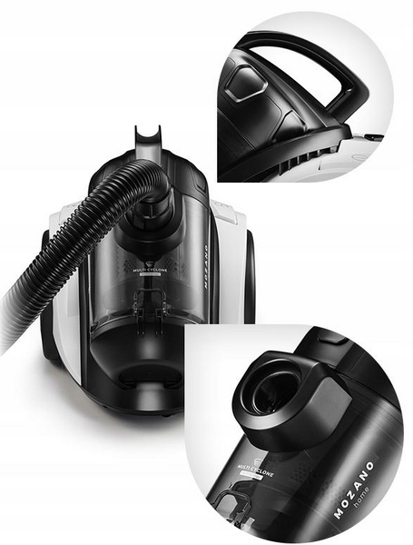 Пилосос Mozano Smart Cyclonic 4000 Вт AGD/ODK/B/02#BIAL 8025694213 фото