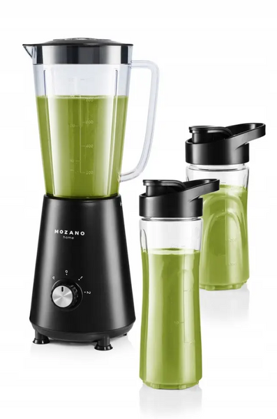 Блендер Mozano Nutri Sport 3в1 чорний 45823156974 фото