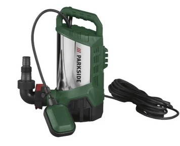 Занурювальний насос для чистої та брудної води Parkside PTPS 1100 B2 (20 000 л/год) 3434434 фото