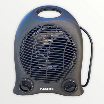 Тепловентилятор кімнатний Kumtel LX-6441 Black, 2000 Вт 9852145696 фото