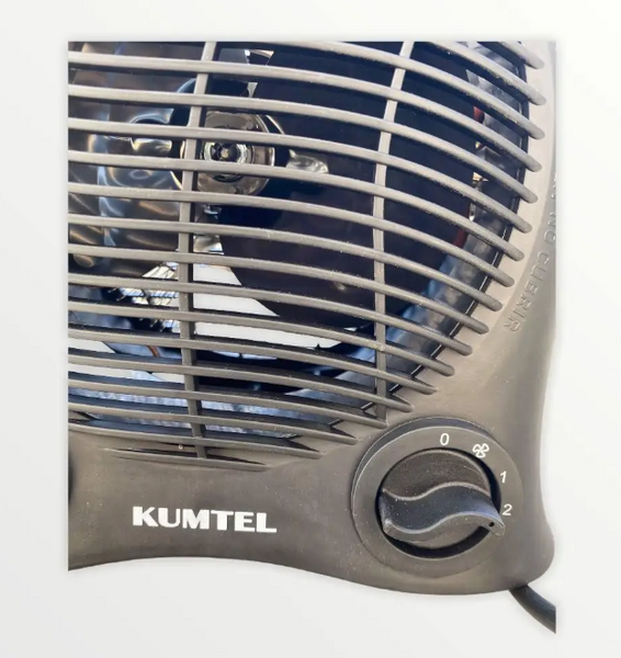 Тепловентилятор кімнатний Kumtel LX-6441 Black, 2000 Вт 9852145696 фото
