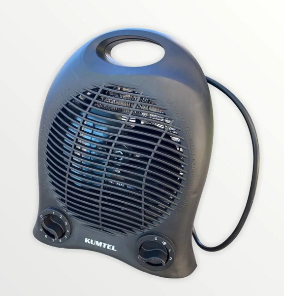Тепловентилятор кімнатний Kumtel LX-6441 Black, 2000 Вт 9852145696 фото
