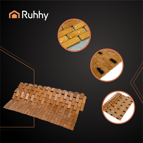 Бамбуковий килимок для ванної кімнати Ruhhy 26048 00026048 фото