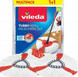 Змінні насадки для швабри Vileda Turbo Microfibre 2in1 &mdash; набір 2 шт., для ефективного прибирання 213343552 фото 1