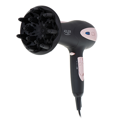 Фен Adler AD 2248 2200W ION Black 63425946210 фото