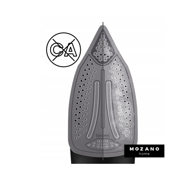 Безпровідна парова праска Mozano Ultimate Smooth 2600 Вт з керамічною підошвою AGD/ZEL/01#FIOLET   9852364785 фото