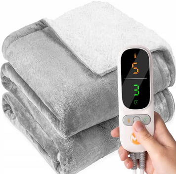 Електричне ковдра Maltec CozyHeat 180&times;160 см, 160 Вт, 9 режимів нагріву, таймер 1&ndash;9 год, пульт ДУ, машинне прання 455862145 фото